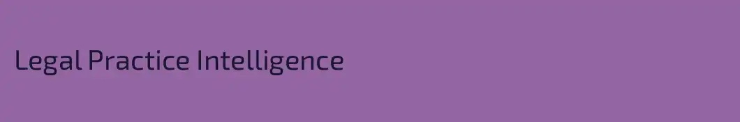 Legal Practice Intelligence